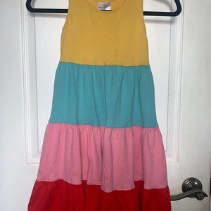 Hanna Andersson sz130/size 8:n Color block twirl
